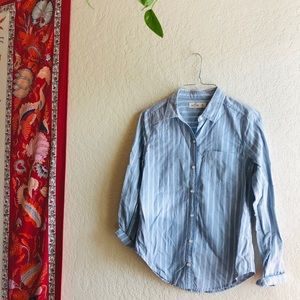 Classic Striped Button-Up